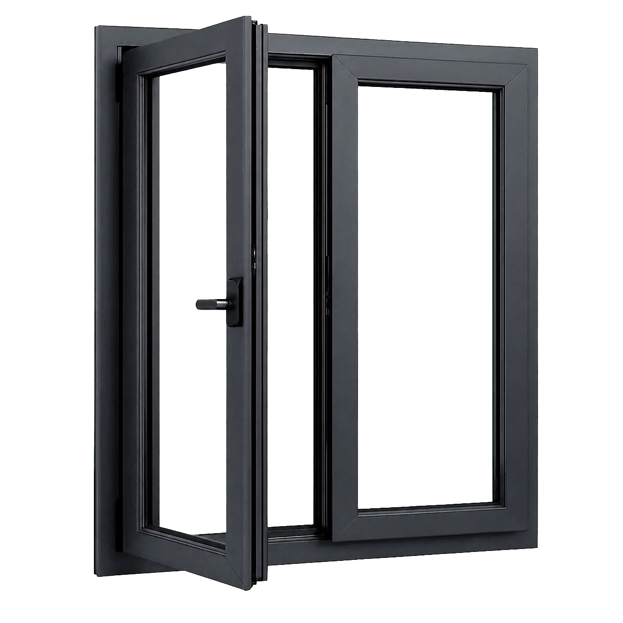 Antracit aluminijumski prozor